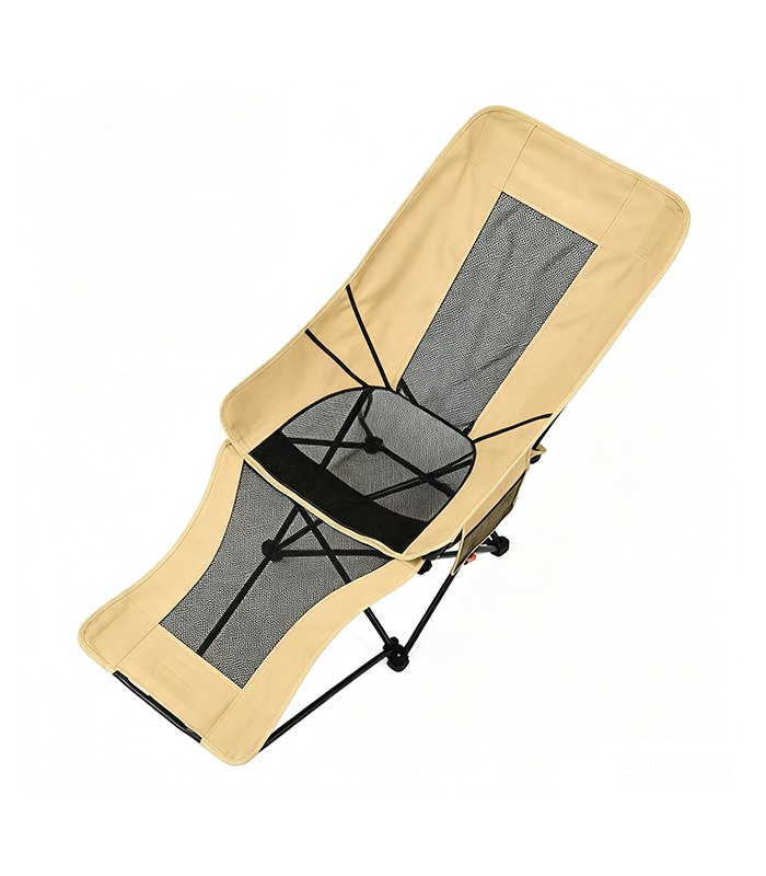 Folding chair with footrest